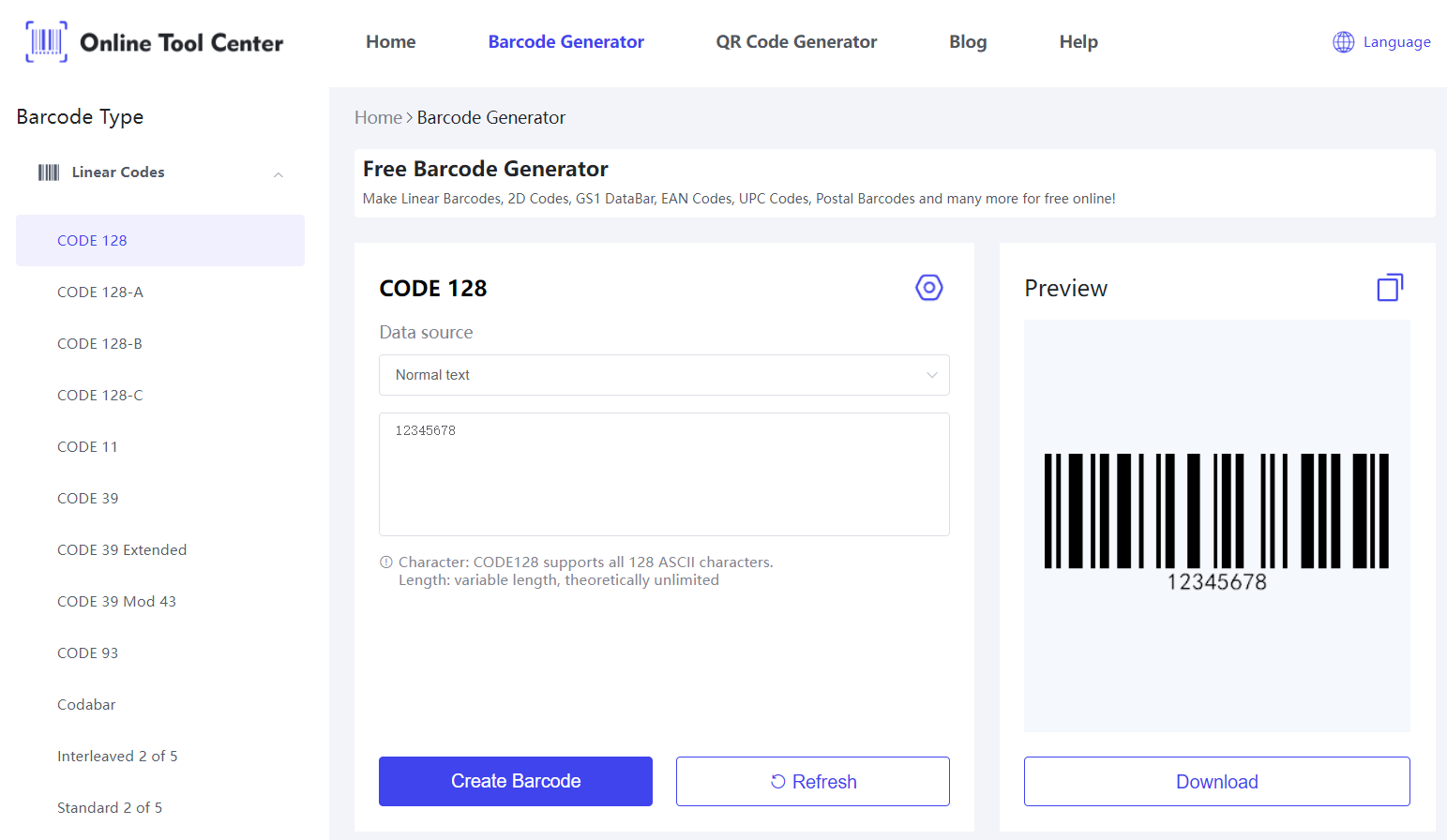 စာသားကို barcode generator.png ဆီ