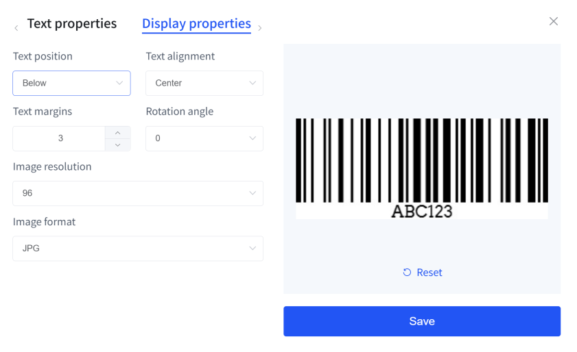 barcode text adjusti ဘားကုဒ်စာသား adjusti