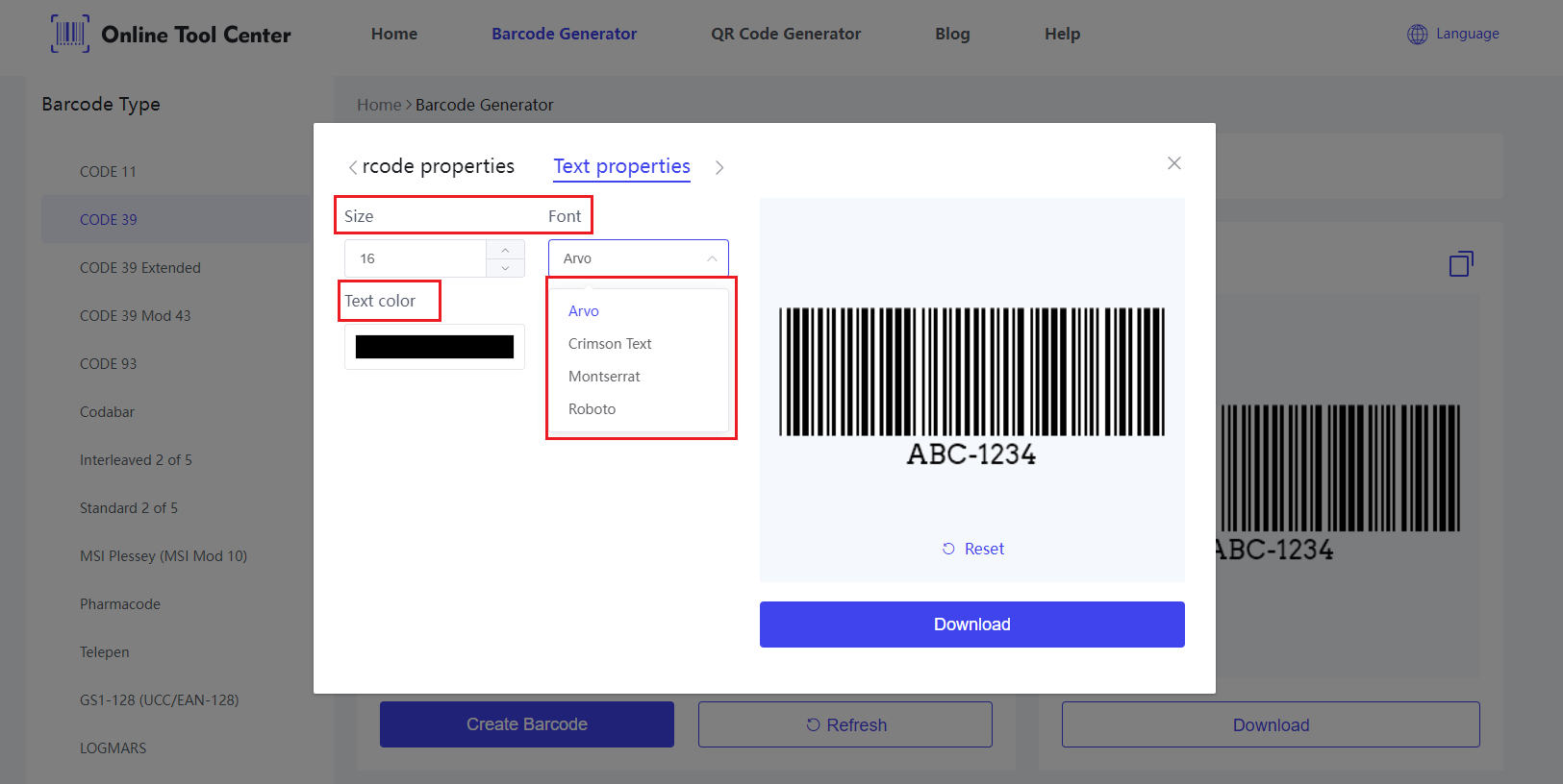 ကုဒ် ၃၉ Barcode Font.png