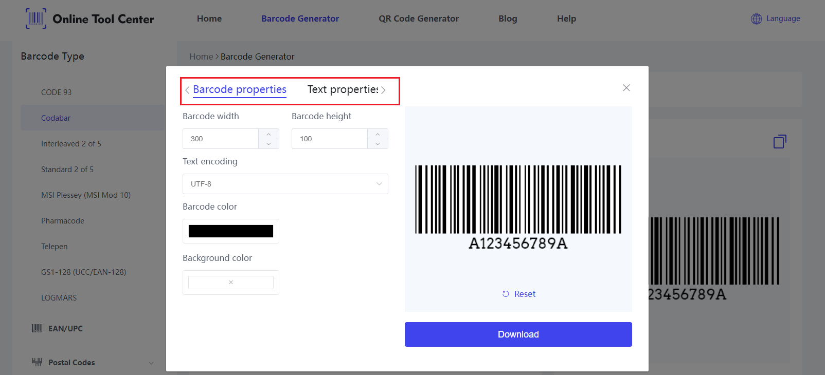 Codabar Barcode.png ကို လိုအပ်ပါ