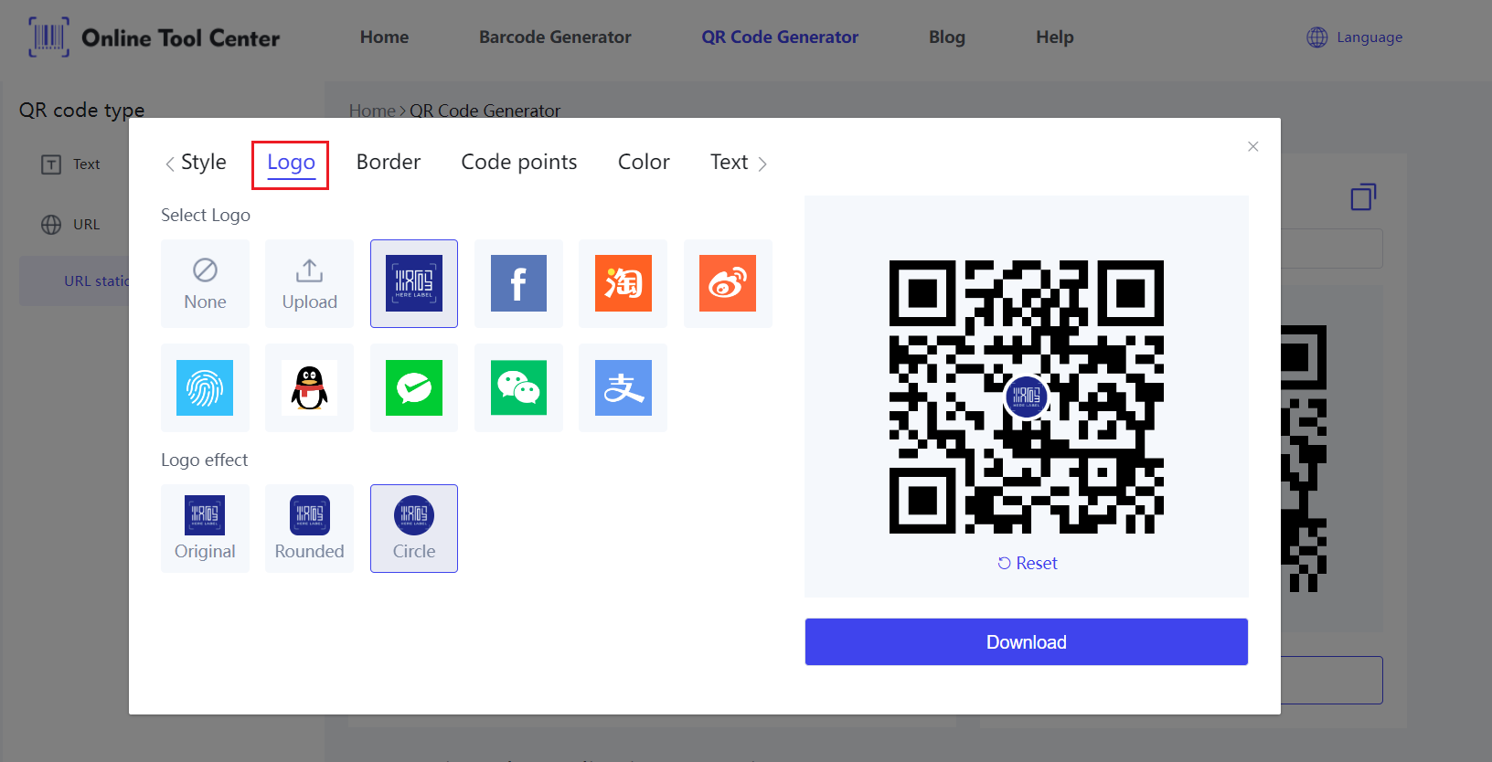 Logo.png နဲ့ QR Code Generator