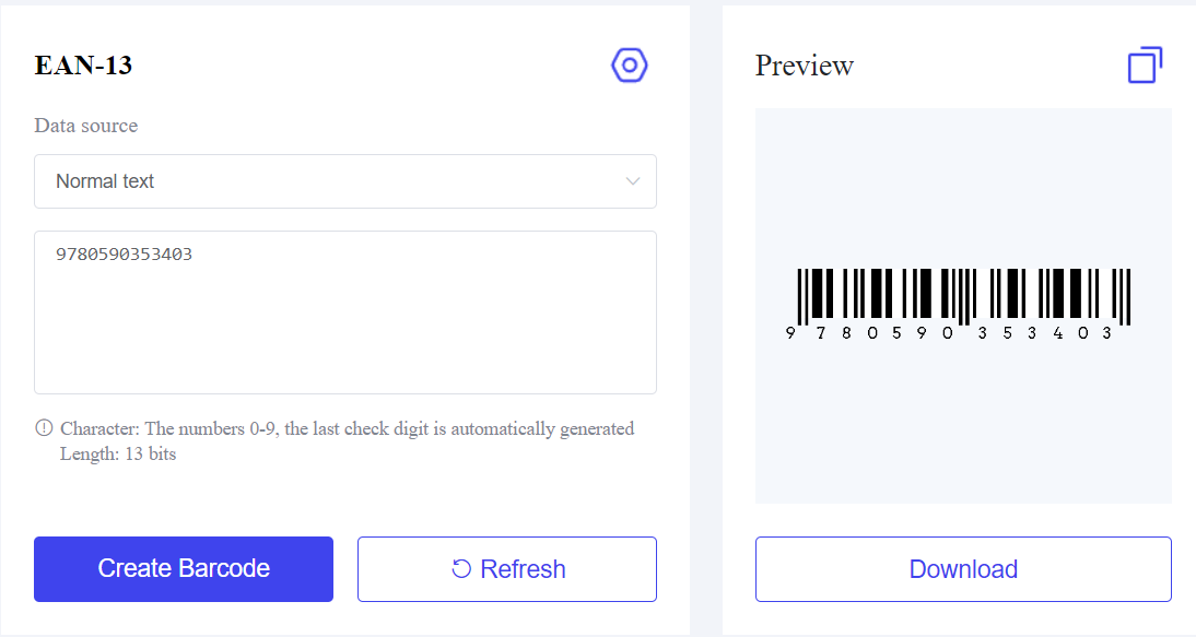 EAN ၁၃ barcode generator.png