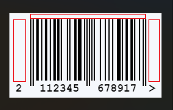 Barcode Quiet Zone ဥပမာပါ။png