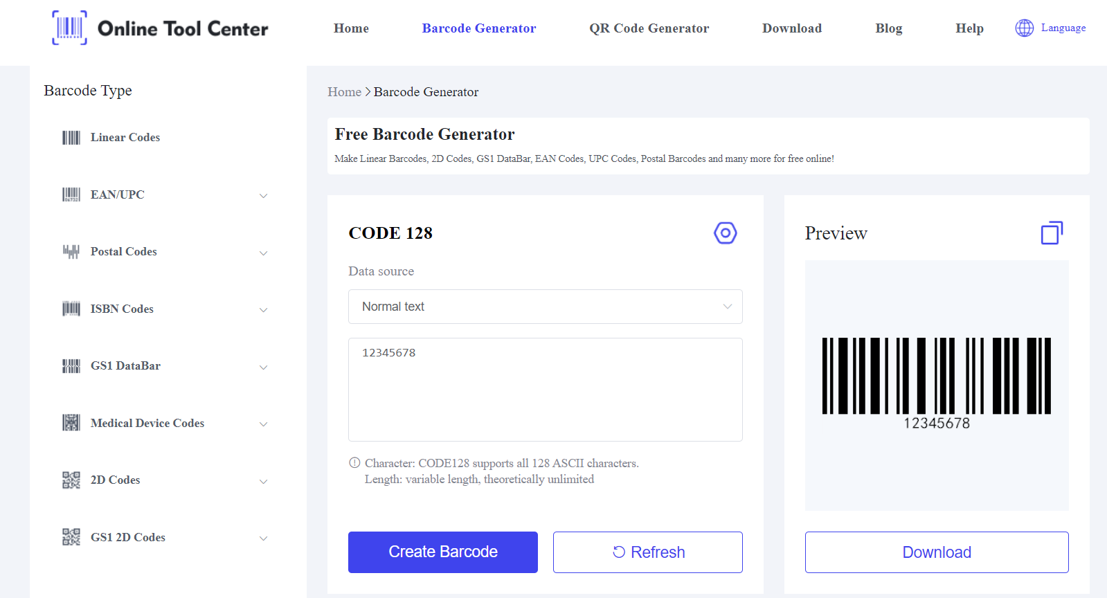 Barcode အမျိုးအစားများအတွက် barcode generator.png