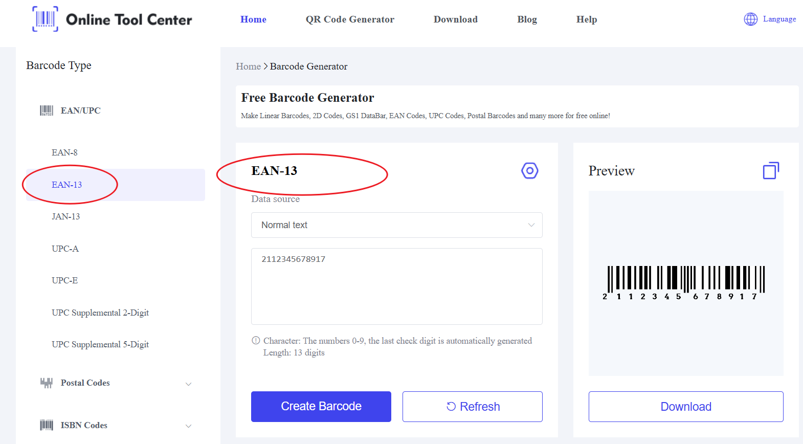 EAN ၁၃ Barcode generator.png