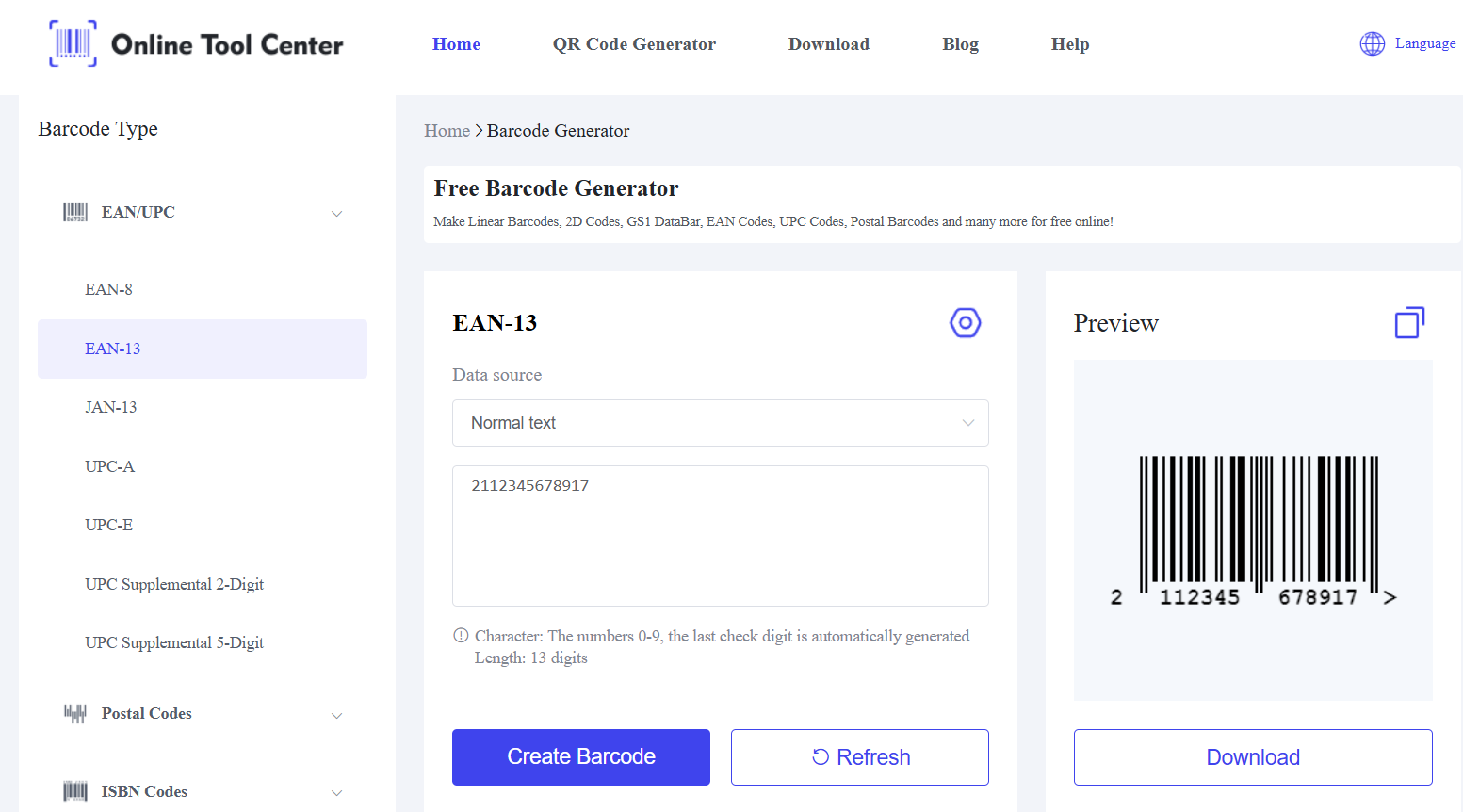 EAN ၁၃ Barcode generator.png