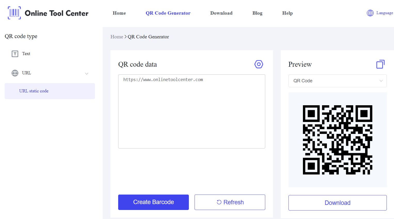 အခမဲ့ QR ကုဒ် generator ကို