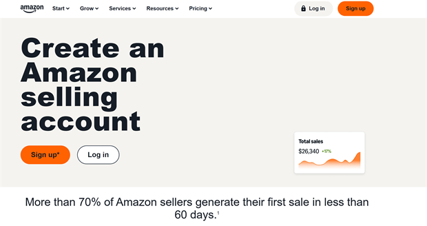 Amazon ရောင်းချသူအကောင့်