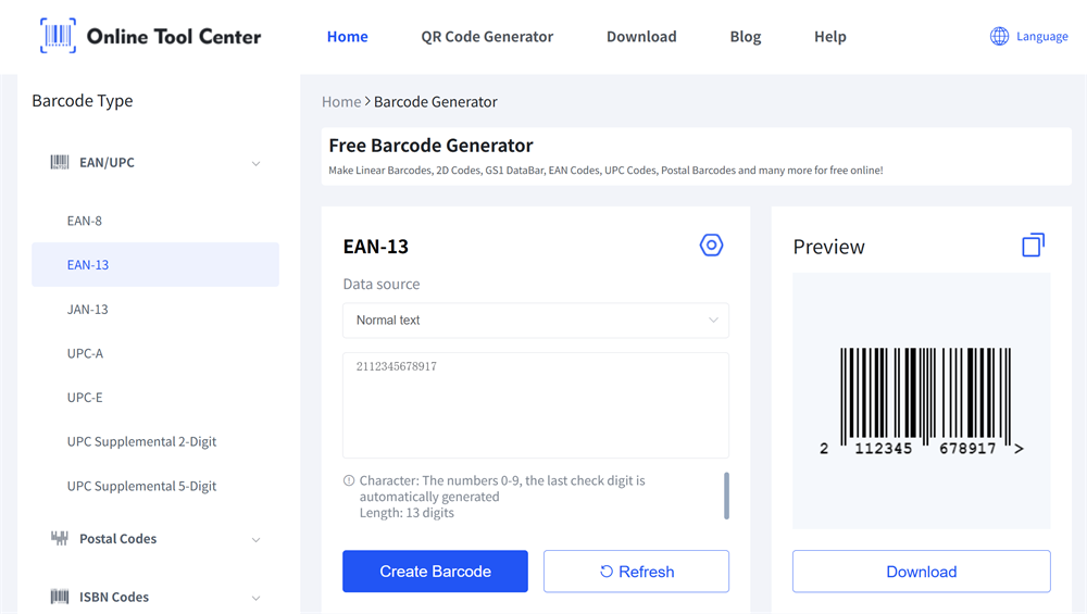 ဘားကုဒ် generator ကို