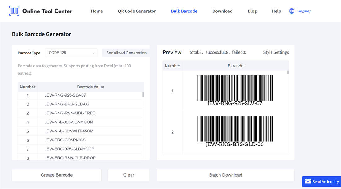 barcode generatio ဘားကုဒ် generatio