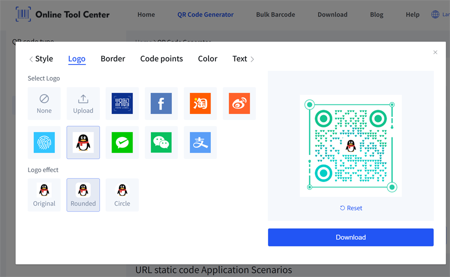 လိုဂိုနှင့်အတူစိတ်ကြိုက် QR ကုဒ်ဖန်တီးပါ