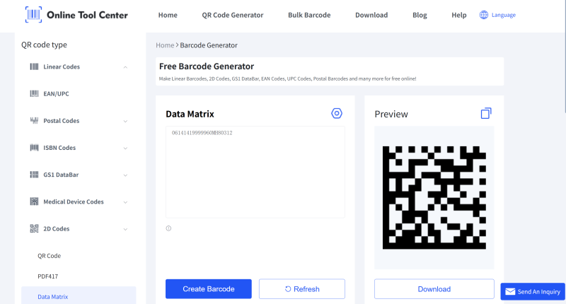UID ဒေတာ Matrix ကုဒ်
