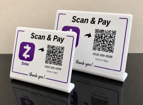 zelle QR ကုဒ်ငွေပေးချေမှု