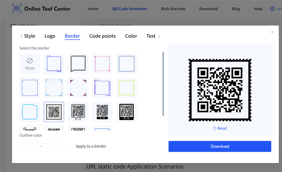add frame for qr code QR ကုဒ်အတွက် frame ထည့်သွင်းပါ