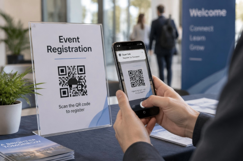 QR Code for Registratio မှတ်ပုံတင်မှုအတွက် QR ကုဒ်